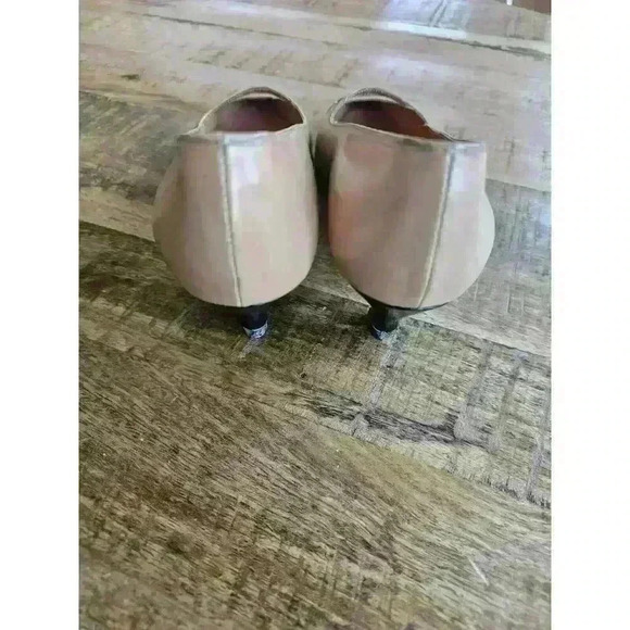 Vintage Adriana V. Campanile Leather Heels Made In Italy Size 7/38 - Picture 8 of 16